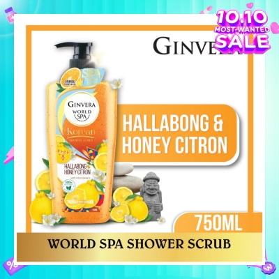 GINVERA World Spa Shower Scrub Hallabong & Honey Citron 750ml