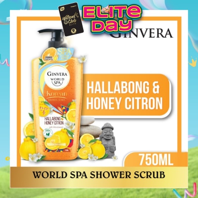 GINVERA - World Spa Shower Scrub Hallabong & Honey Citron 750ml