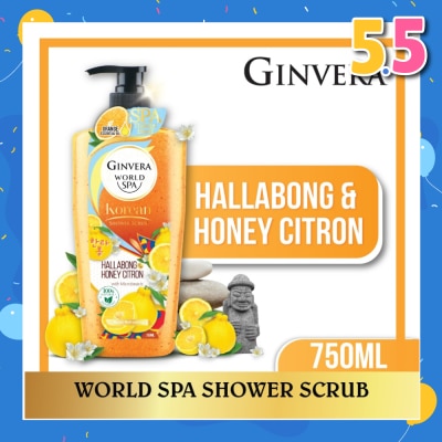 GINVERA World Spa Shower Scrub Hallabong & Honey Citron 750ml