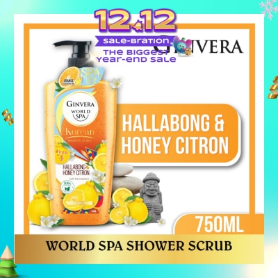 GINVERA World Spa Shower Scrub Hallabong & Honey Citron 750ml