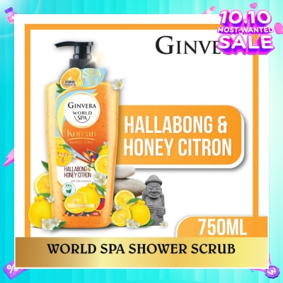 GINVERA World Spa Shower Scrub Hallabong & Honey Citron 750ml