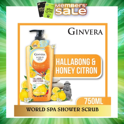 GINVERA - World Spa Shower Scrub Hallabong & Honey Citron 750ml