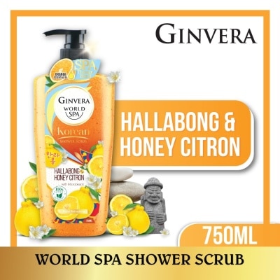 GINVERA World Spa Shower Scrub Hallabong & Honey Citron 750ml