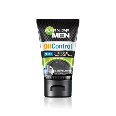 GARNIER MEN MEN Oil Control 3-in-1 Charcoal Foam (Oil Control) 100ml