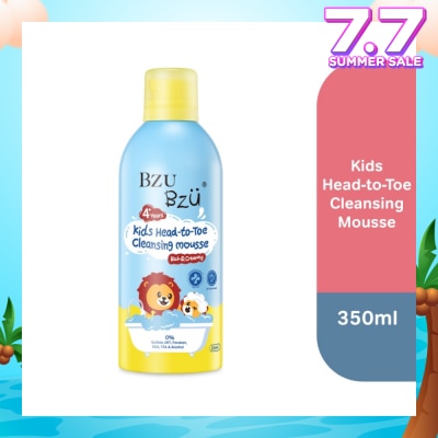 BZU BZU Kids Head-To-Toe Cleansing Mousse Rich & Creamy 350ml
