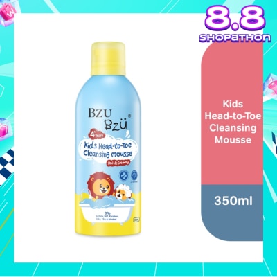 BZU BZU Kids Head-To-Toe Cleansing Mousse Rich & Creamy 350ml