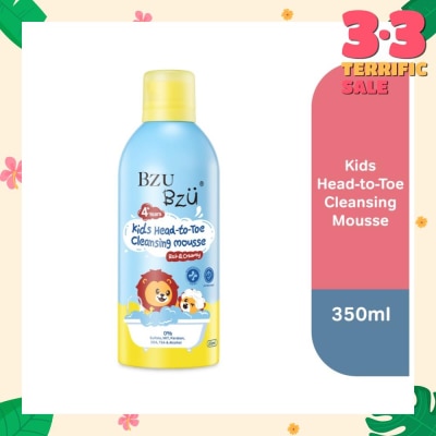 BZU BZU Kids Head-To-Toe Cleansing Mousse Rich & Creamy 350ml