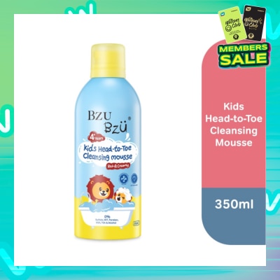 BZU BZU Kids Head-To-Toe Cleansing Mousse Rich & Creamy 350ml