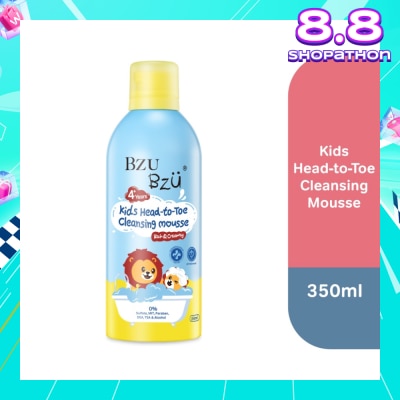 BZU BZU Kids Head-To-Toe Cleansing Mousse Rich & Creamy 350ml