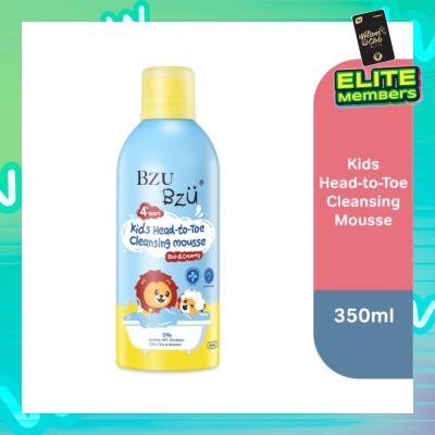 BZU BZU Kids Head-To-Toe Cleansing Mousse Rich & Creamy 350ml