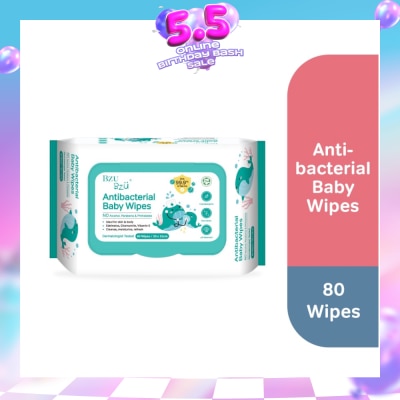 BZU BZU - Antibacterial Baby Wipes (No Alcohol & Parabens & Phthalates) 80s