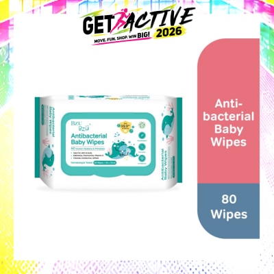 BZU BZU - Antibacterial Baby Wipes (No Alcohol & Parabens & Phthalates) 80s image