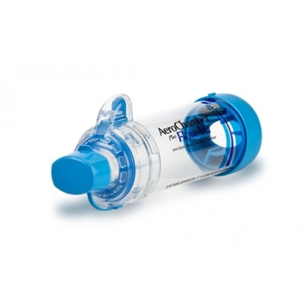 Plus Flow-Vu Anti-Static Valved Holding Chamber With Mouth Piece 1s