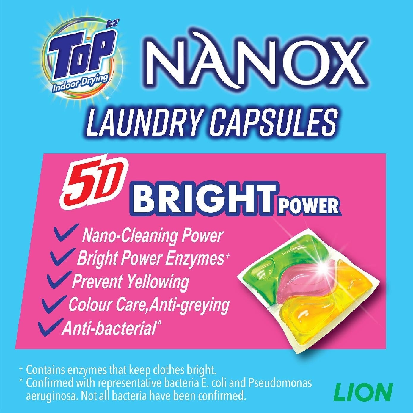 5D Bright Power Laundry Capsule (Suitable For All Washing Machines) 32s