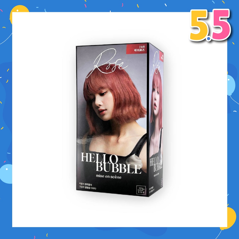 Hello Bubble Foam Hair Colour 7AR Ash Rose 1s
