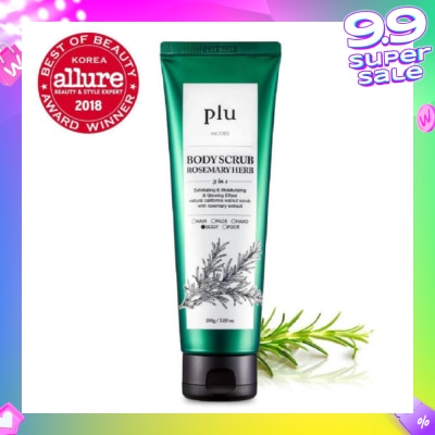 PLU 3 in 1  Body Scrub Rosemary Herb (Exfoliating & Moisturising) 200g