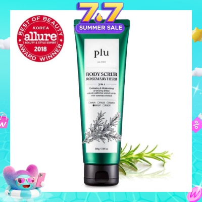 PLU - 3 in 1 Body Scrub Rosemary Herb (Exfoliating & Moisturising) 200g (Expiry: May`2027)
