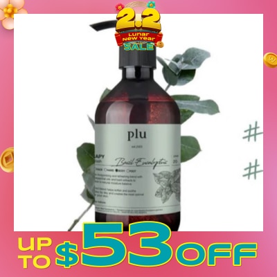 PLU Therapy  Bodywash Basil Eucalyptus 500g