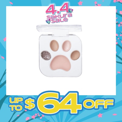 MILLEFEE - Meow Paw Eyeshadow Palette 04 Moody 1s (Expiry: Dec`2026)