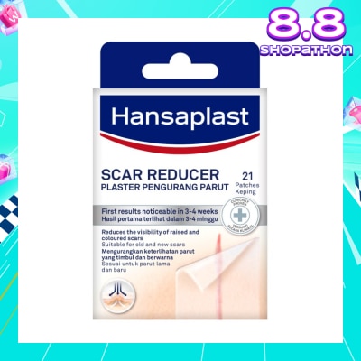 HANSAPLAST Transparent Scar Reducer Plaster (Suitable For Old & New Scars) 21s