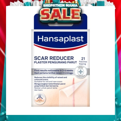 HANSAPLAST - Transparent Scar Reducer Plaster (Suitable For Old & New Scars) 21s