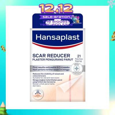 HANSAPLAST Transparent Scar Reducer Plaster (Suitable For Old & New Scars) 21s