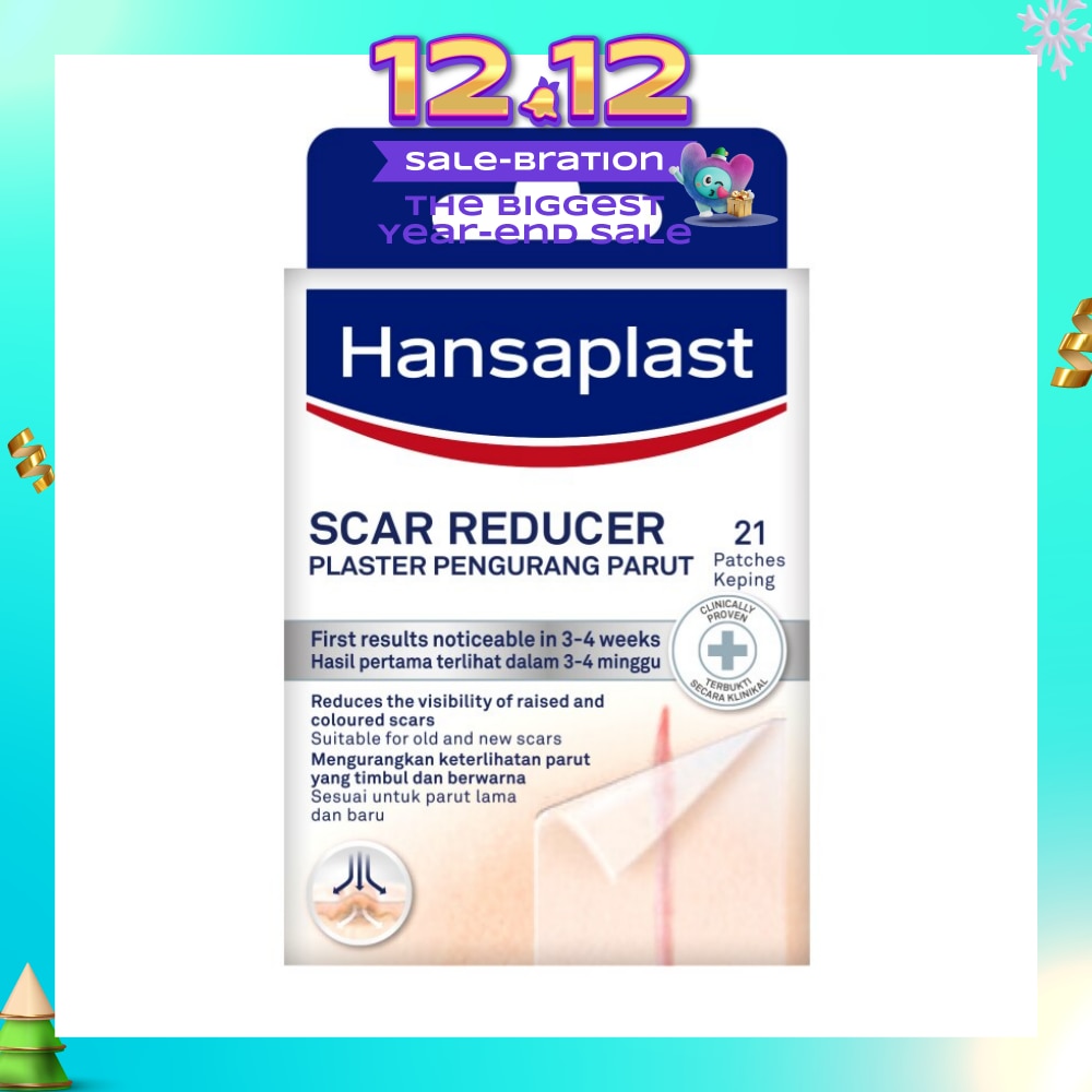 Transparent Scar Reducer Plaster (Suitable For Old & New Scars) 21s
