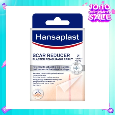 HANSAPLAST Transparent Scar Reducer Plaster (Suitable For Old & New Scars) 21s
