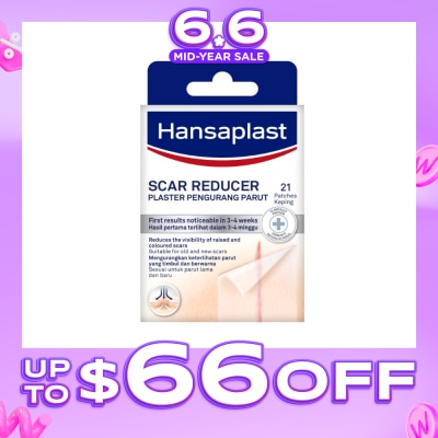 HANSAPLAST - Transparent Scar Reducer Plaster (Suitable For Old & New Scars) 21s