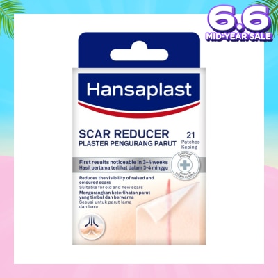 HANSAPLAST Transparent Scar Reducer Plaster (Suitable For Old & New Scars) 21s