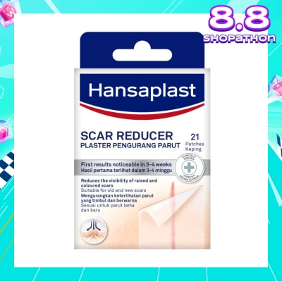 HANSAPLAST Transparent Scar Reducer Plaster (Suitable For Old & New Scars) 21s