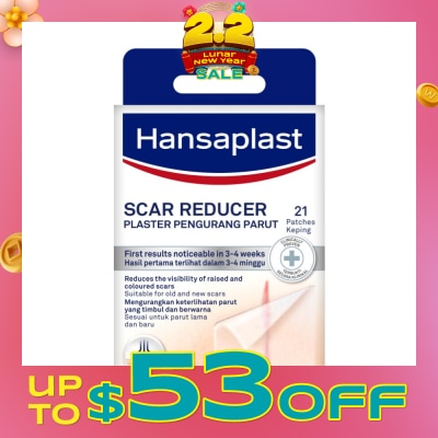 HANSAPLAST Transparent Scar Reducer Plaster (Suitable For Old & New Scars) 21s