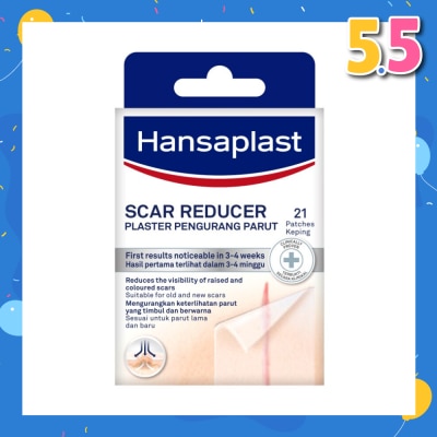 HANSAPLAST Transparent Scar Reducer Plaster (Suitable For Old & New Scars) 21s