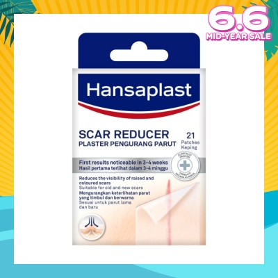 HANSAPLAST Transparent Scar Reducer Plaster (Suitable For Old & New Scars) 21s
