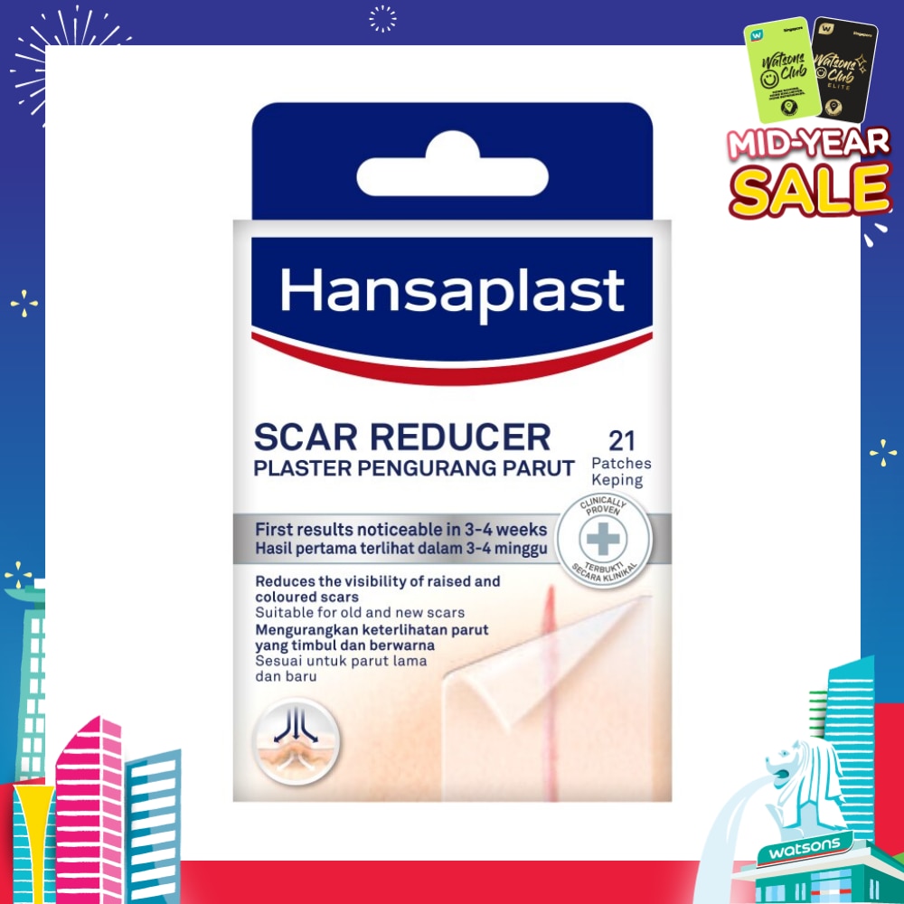 Transparent Scar Reducer Plaster (Suitable For Old & New Scars) 21s
