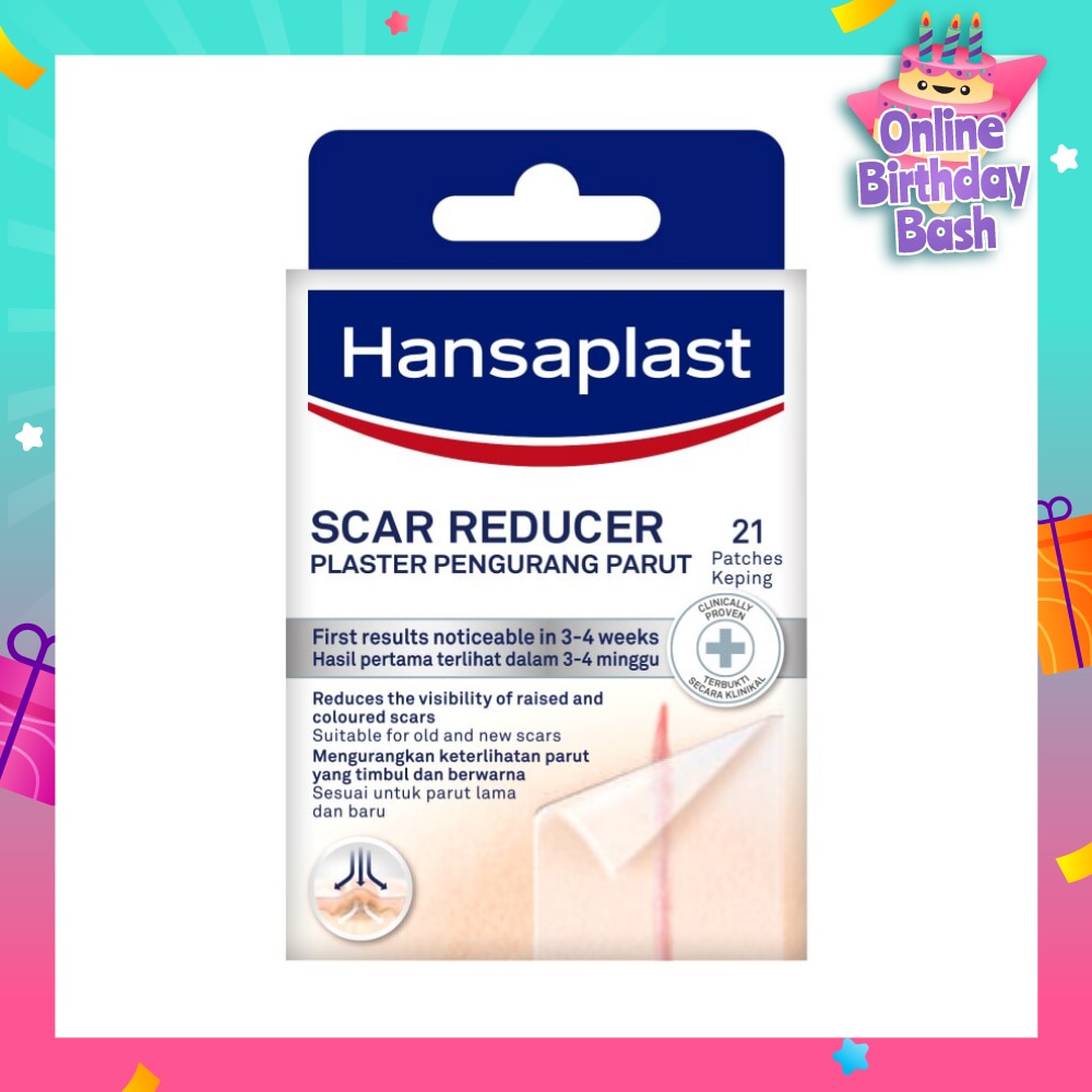 Transparent Scar Reducer Plaster (Suitable For Old & New Scars) 21s