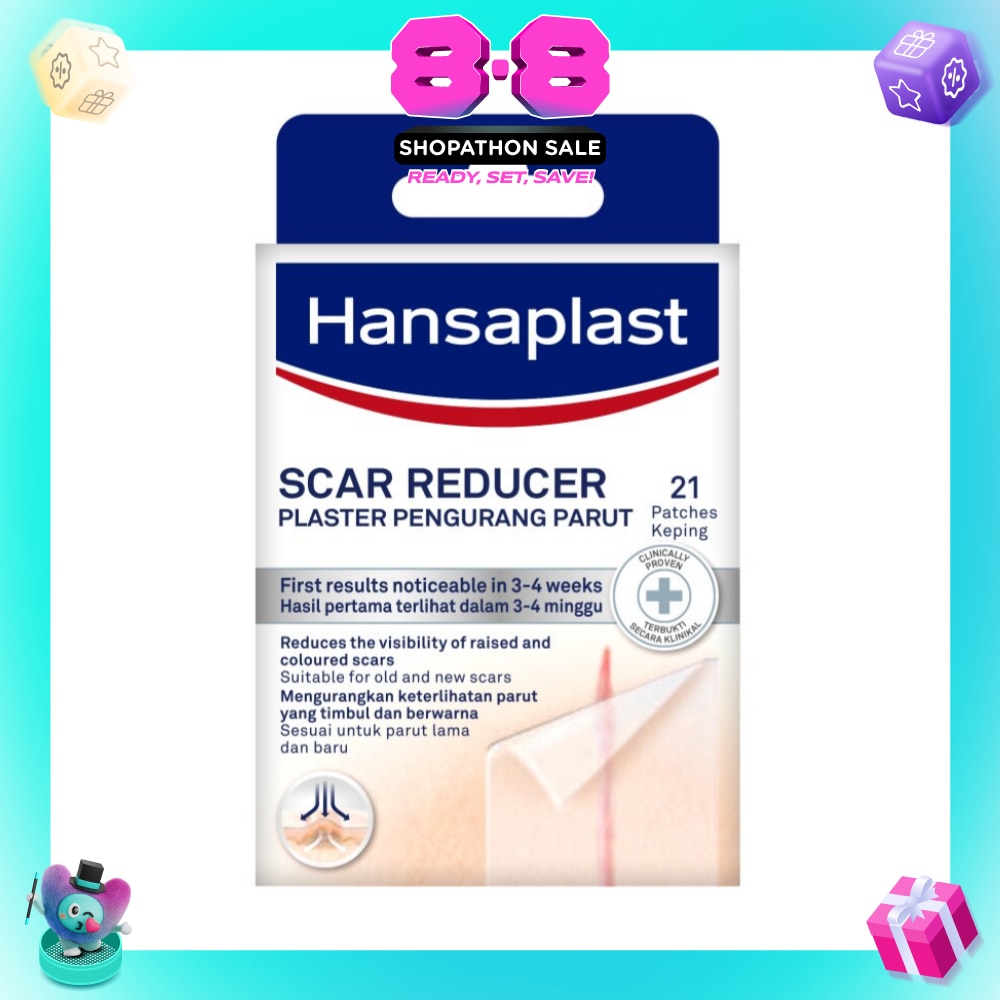 Transparent Scar Reducer Plaster (Suitable For Old & New Scars) 21s
