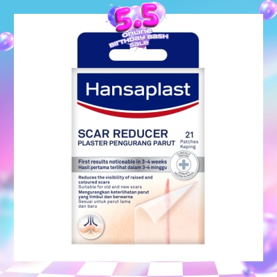 HANSAPLAST - Transparent Scar Reducer Plaster (Suitable For Old & New Scars) 21s