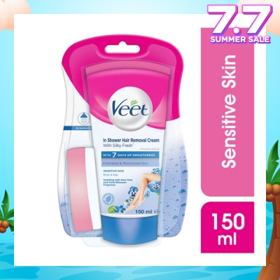 VEET In-shower Hair Removal Cream Sensitive Skin 150g