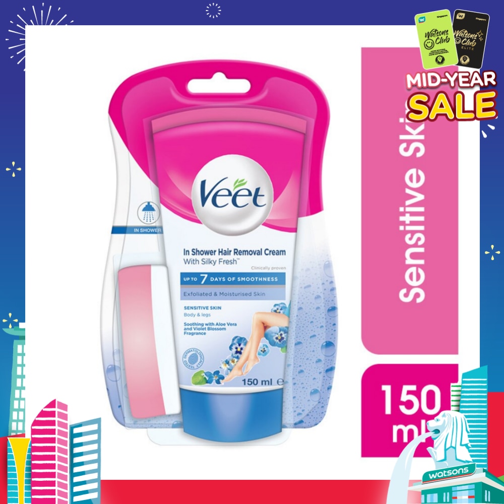 In-shower Hair Removal Cream Sensitive Skin 150g