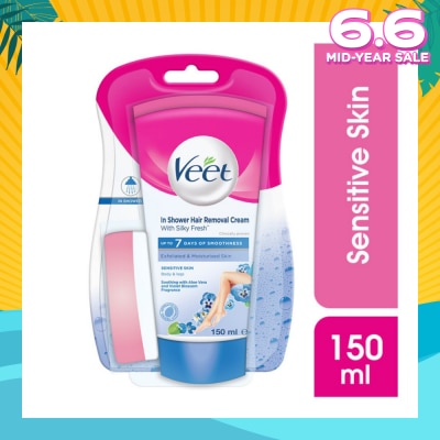 VEET In-shower Hair Removal Cream Sensitive Skin 150g