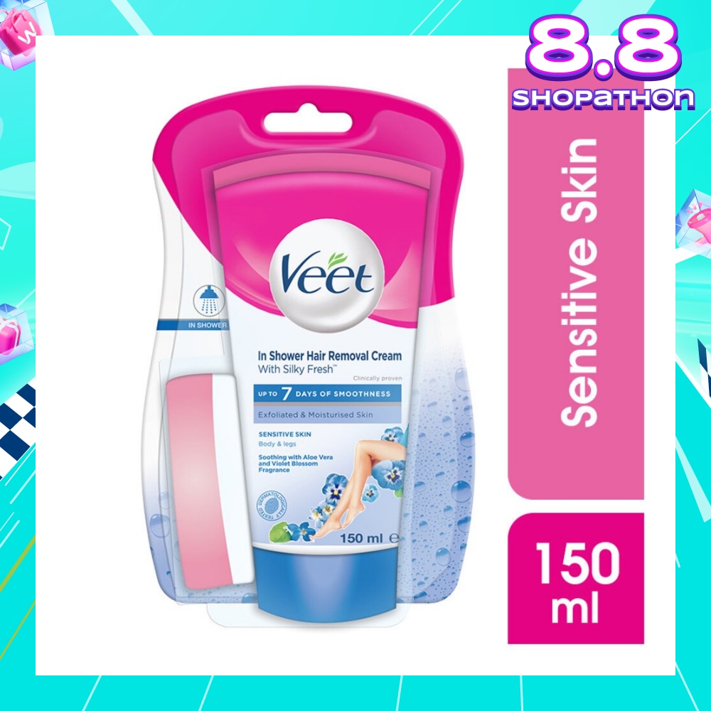 In-shower Hair Removal Cream Sensitive Skin 150g