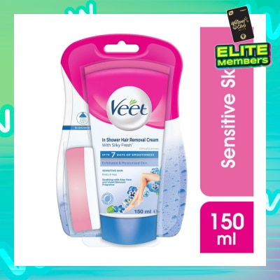 VEET In-shower Hair Removal Cream Sensitive Skin 150g