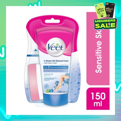 VEET In-shower Hair Removal Cream Sensitive Skin 150g