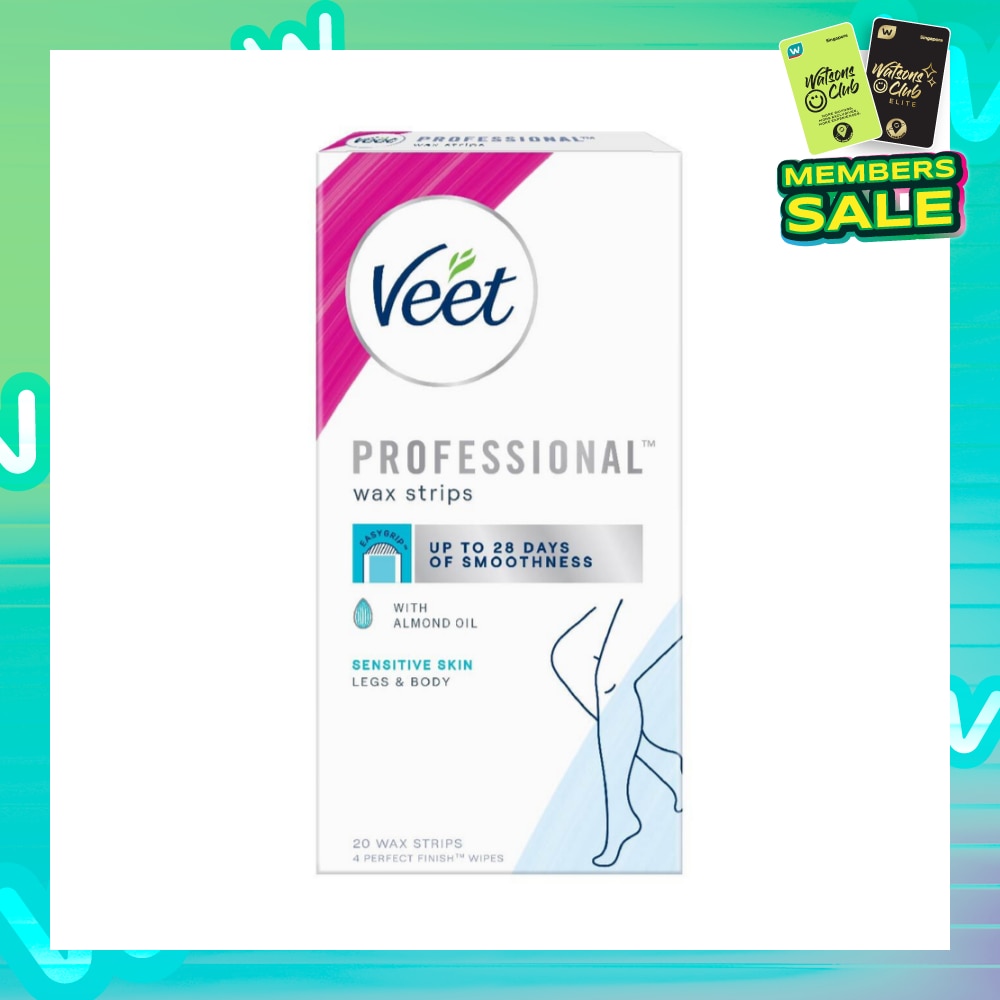 Hair Removal Wax Strips Sensitive Skin 20s