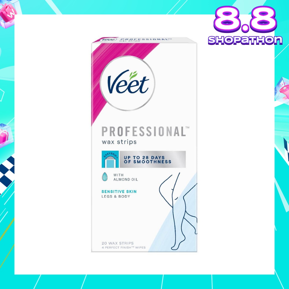 Hair Removal Wax Strips Sensitive Skin 20s