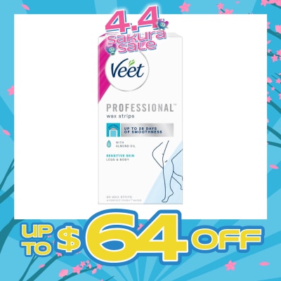 VEET - Hair Removal Wax Strips Sensitive Skin 20s