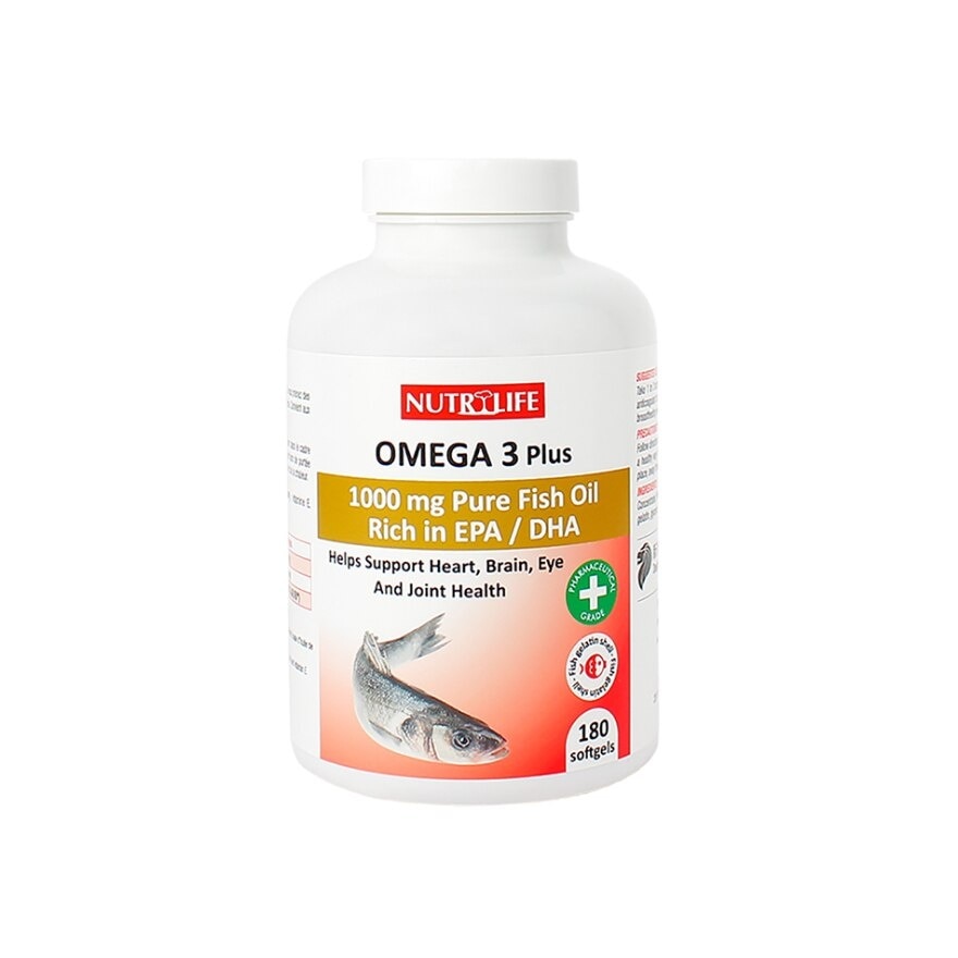 Omega 3 Plus Capsules (Helps Support Heart, Brain, Eye & Joint Health) 90s