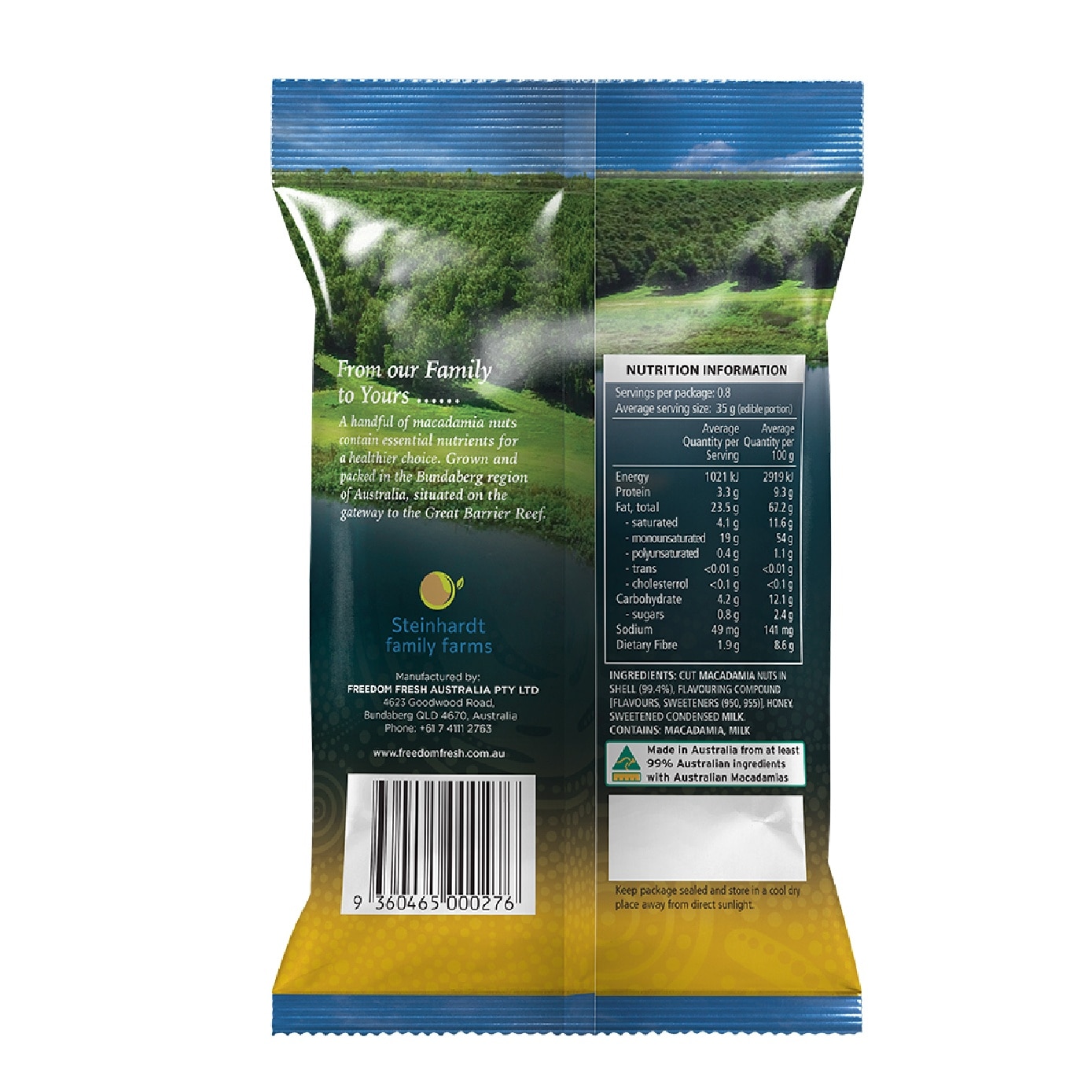 Australian Honey Macadamia Nuts 75g image