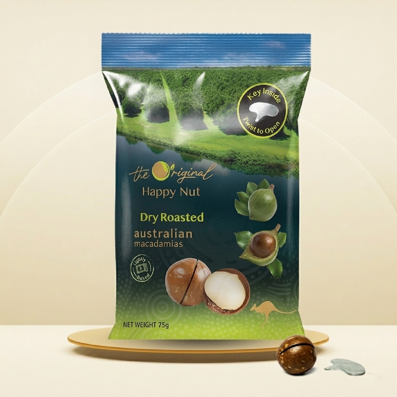 Dry Roasted Macadamia Nuts 75g image